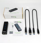 Plugable Technologies USB 3.0 Alámbrico USB 3.2 Gen 1 (3.1 Gen 1) Type-B Negro