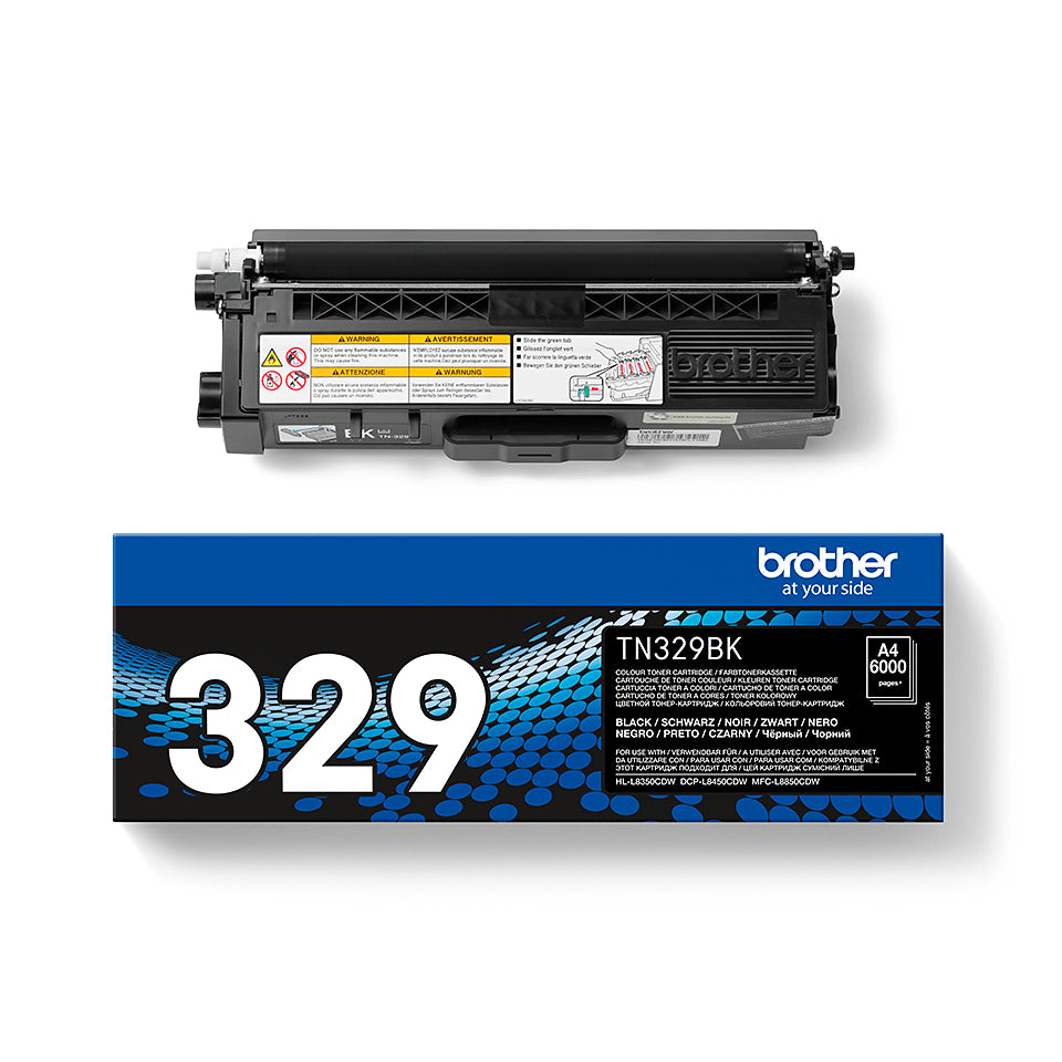 Brother TN-329BK cartucho de tóner 1 pieza(s) Original Negro (4)