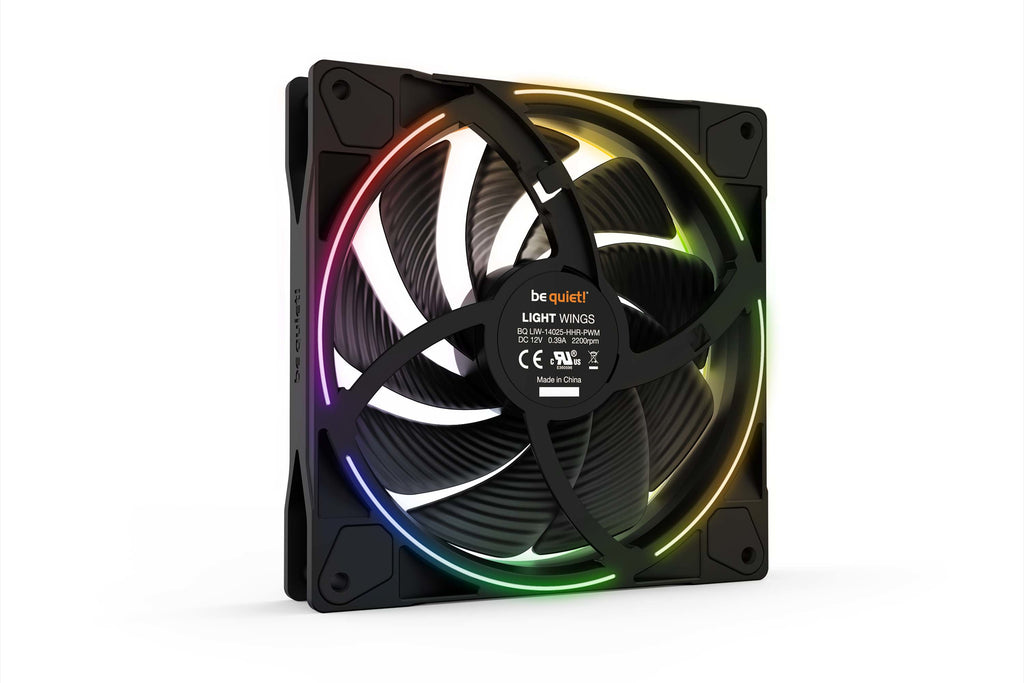 be quiet! Light Wings | 140mm PWM Triple Pack high-speed Carcasa del ordenador Ventilador 14 cm Negro 3 pieza(s) (4)