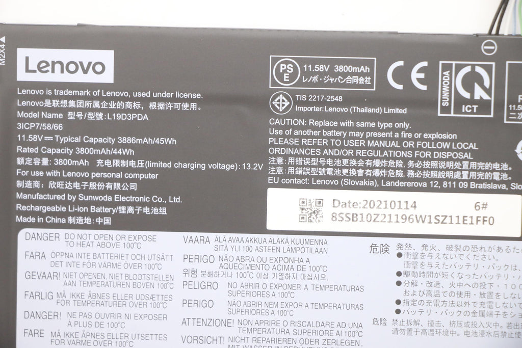 Lenovo 5B10Z21197 refacción para laptop Batería (6)