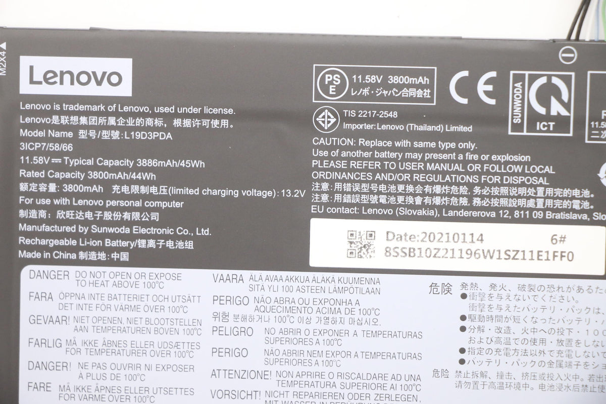Lenovo 5B10Z21197 refacción para laptop Batería (6)