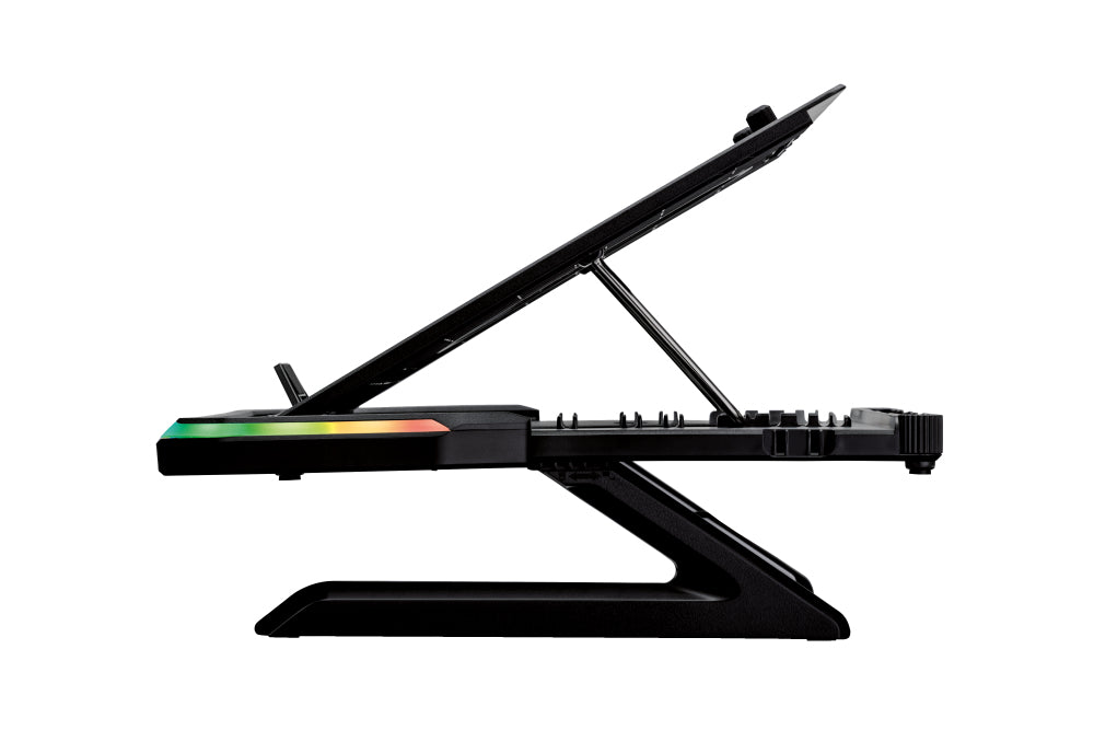 SureFire Portus X1 soporte plegable para portátil con RGB