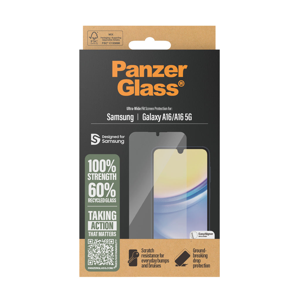 PanzerGlass ® Screen Protector Samsung Galaxy A16, A16 5G