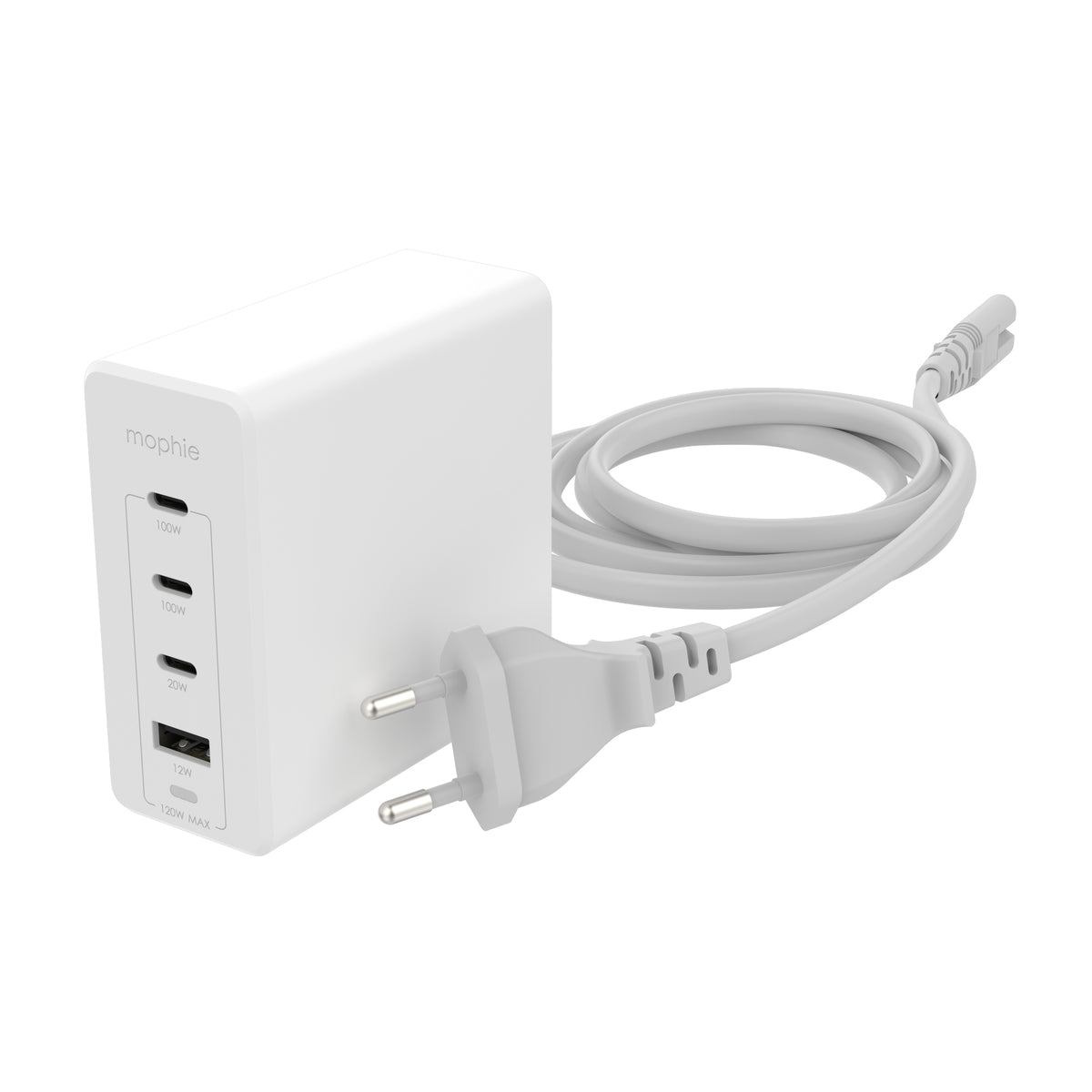 mophie 409909309 cargador de dispositivo móvil Portátil, Smartphone, Tableta Blanco Corriente alterna Carga rápida Interior (2)