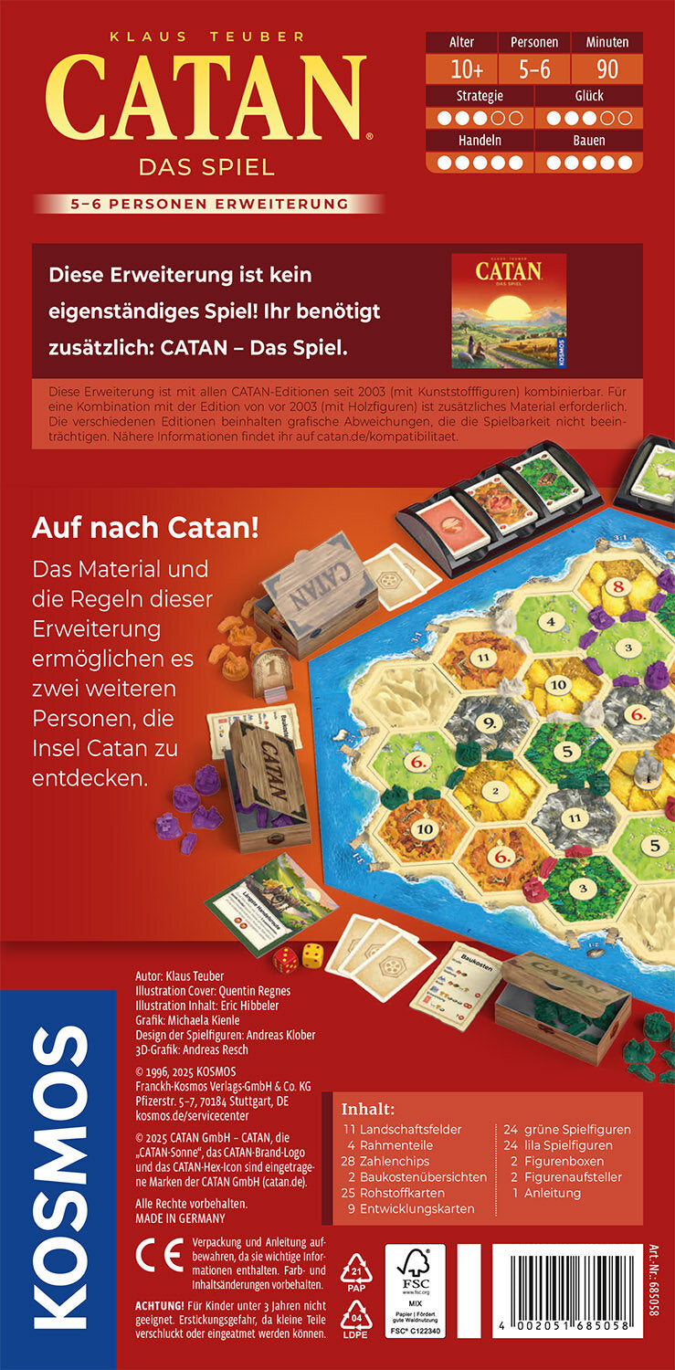 Kosmos CATAN 90 min Juego De Cartas Estrategia (2)