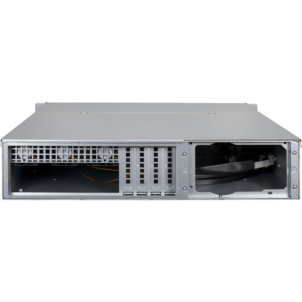Inter-Tech 2U 2404L S-ATA Rack Negro, Gris