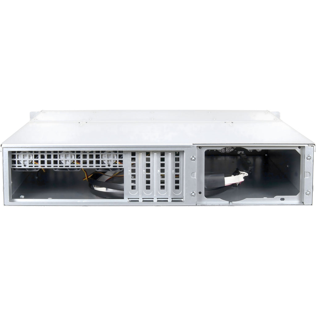 Inter-Tech IPC 2U-2404S Rack Negro, Plata