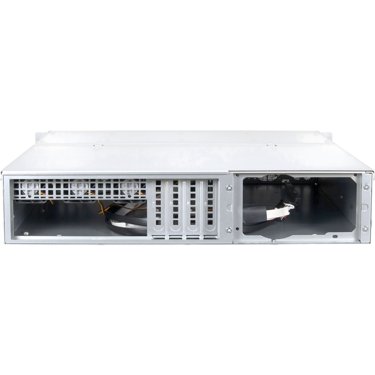 Inter-Tech IPC 2U-2404S Rack Negro, Plata
