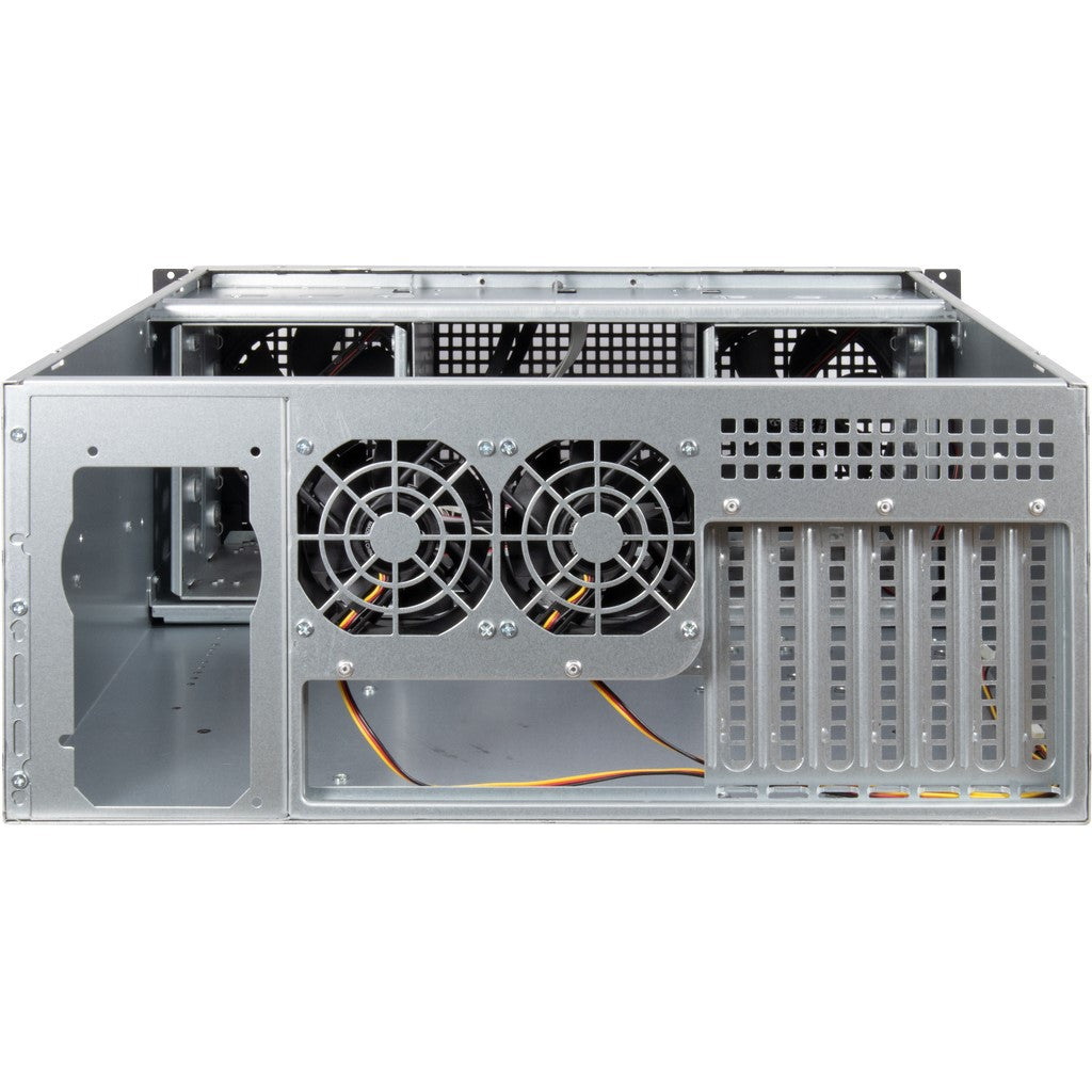 Inter-Tech 4U 40248 Rack Negro, Gris
