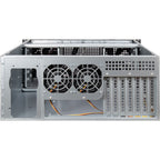 Inter-Tech 4U 40248 Rack Negro, Gris