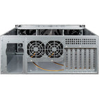 Inter-Tech 4U 40255 Rack Negro, Gris