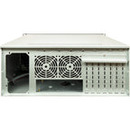 Inter-Tech 4F28 Rack Negro, Plata