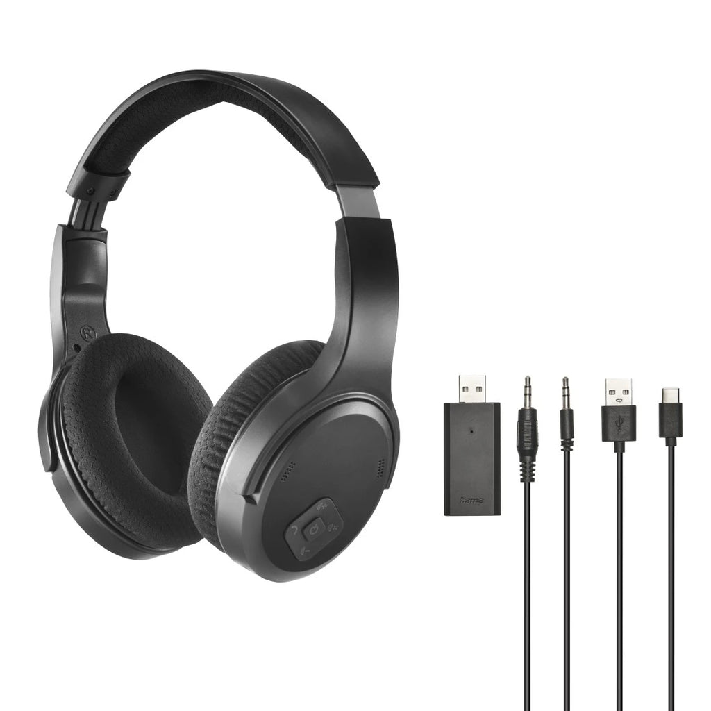 Hama 00221847 auricular y casco Auriculares Inalámbrico y alámbrico Diadema TV Bluetooth Negro (7)