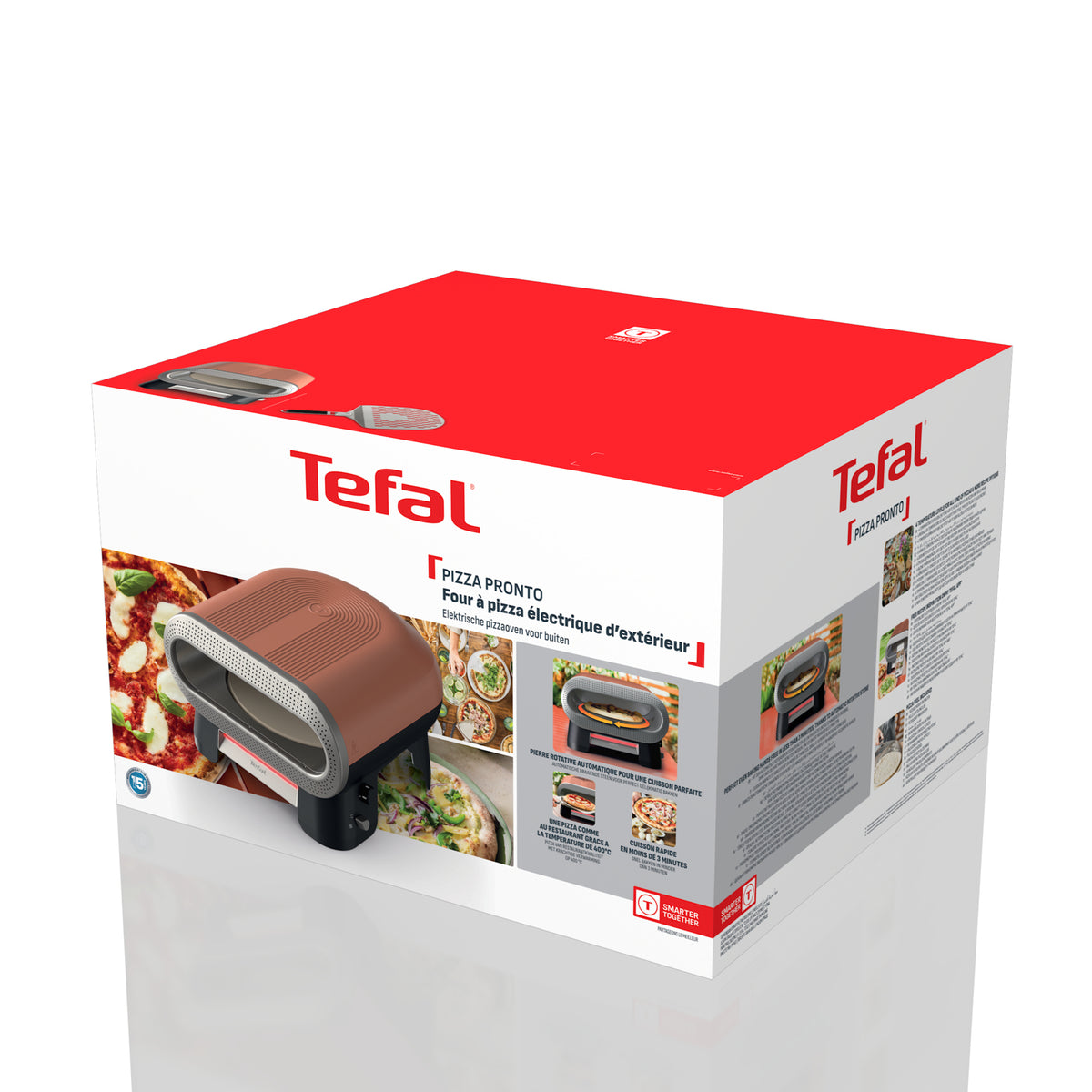 Tefal JM600T fabricante de pizza y hornos 1 Pizza(s) Terracota (2)