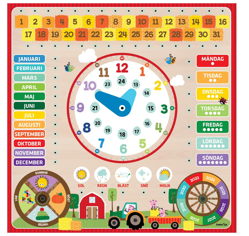 Barbo Toys Wacky Wonders Childrens Calendar SE