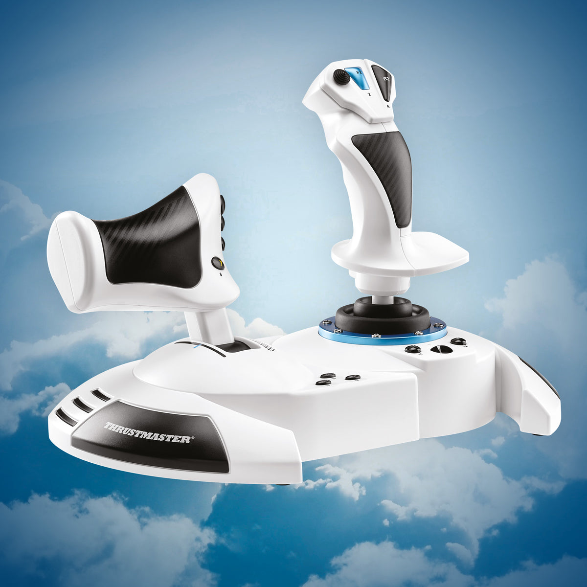 Thrustmaster T.Flight Hotas One Microsoft Flight Simulator Edition Negro, Blanco USB Joystick/Palanca de control lateral + cuadrante de aceleración Analógico/Digital PC, Xbox One, Xbox One S, Xbox One X (8)
