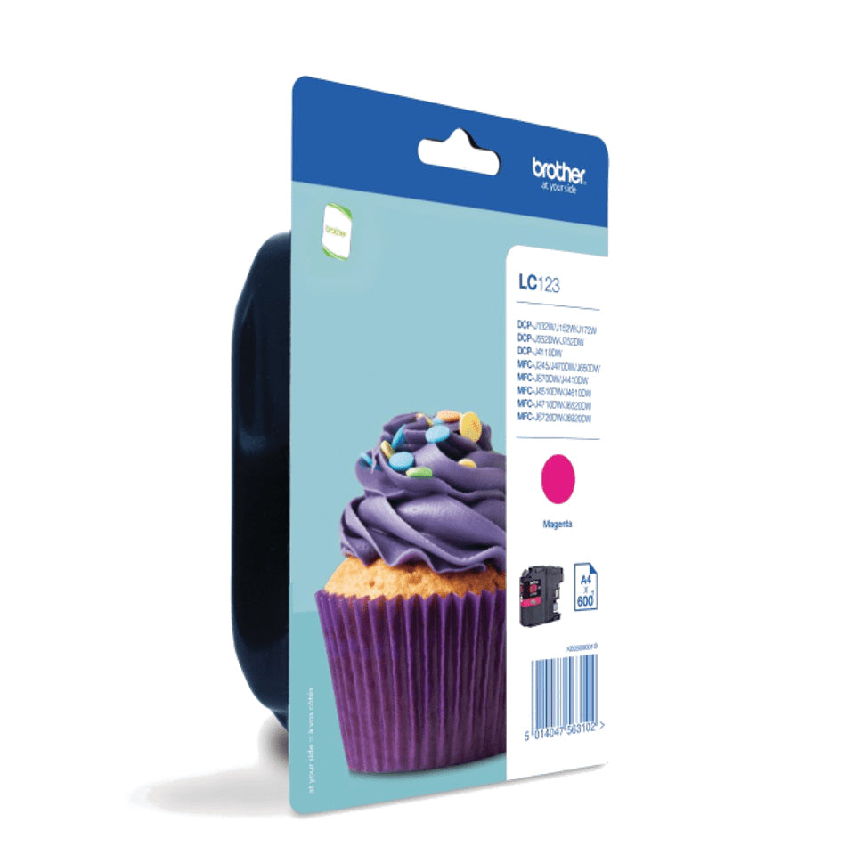 Brother LC123MBP cartucho de tinta 1 pieza(s) Original Magenta (3)