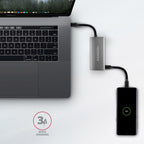 Axagon HMC-4G2 hub de interfaz USB 3.2 Gen 2 (3.1 Gen 2) Type-C 10000 Mbit/s Gris (7)