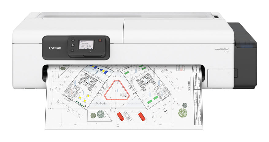 Canon imagePROGRAF TC-21 impresora de gran formato Wifi Inyección de tinta Color 2400 x 1200 DPI A1 (594 x 841 mm) Ethernet (2)