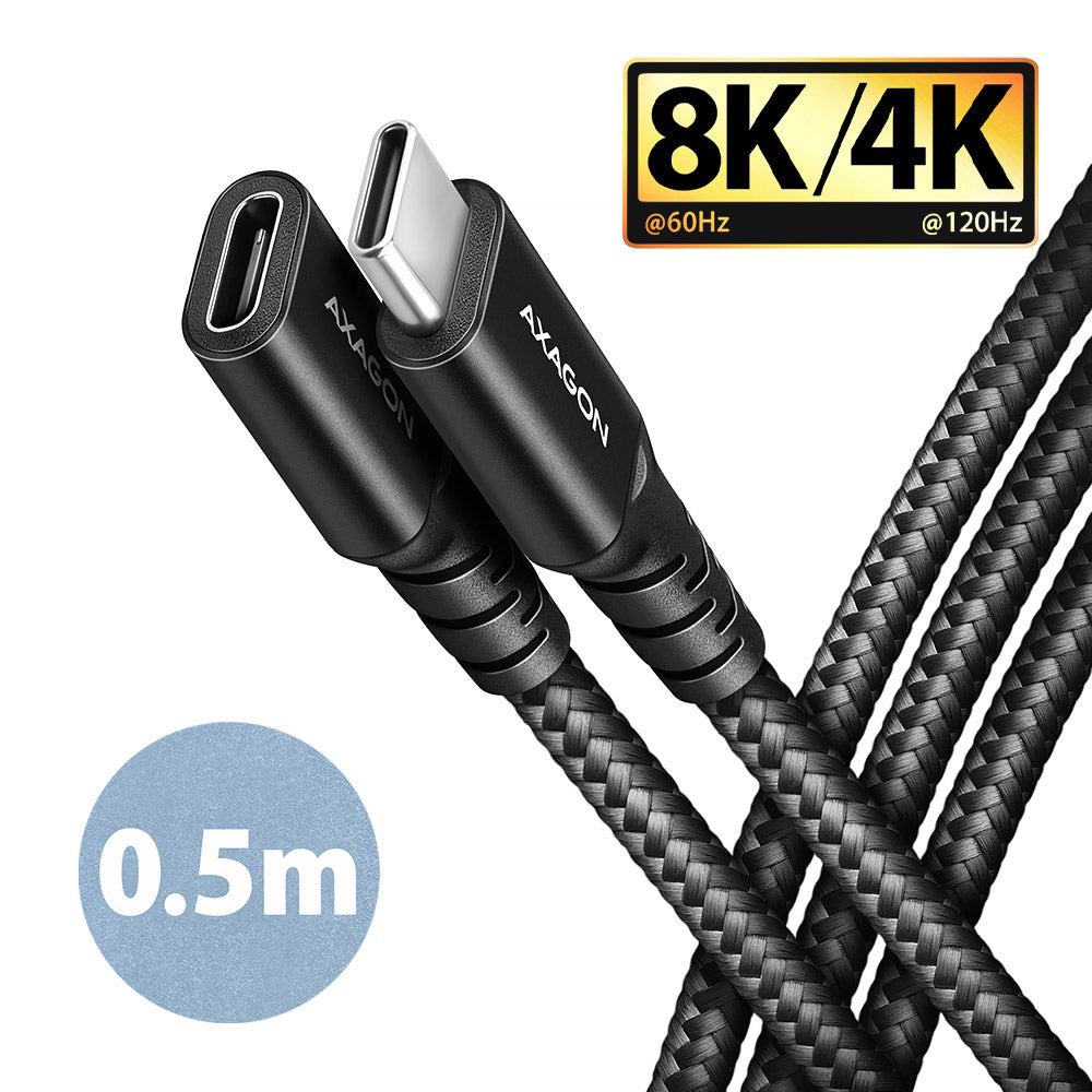 Axagon BUCM32-CF05AB cable USB USB 3.2 Gen 2x2 0,5 m USB C 20 Gbit/s 240 W Negro