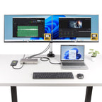 StarTech.com 150UE-USB4DOCKTRIPLE base para portátil y replicador de puertos Alámbrico Gris (8)