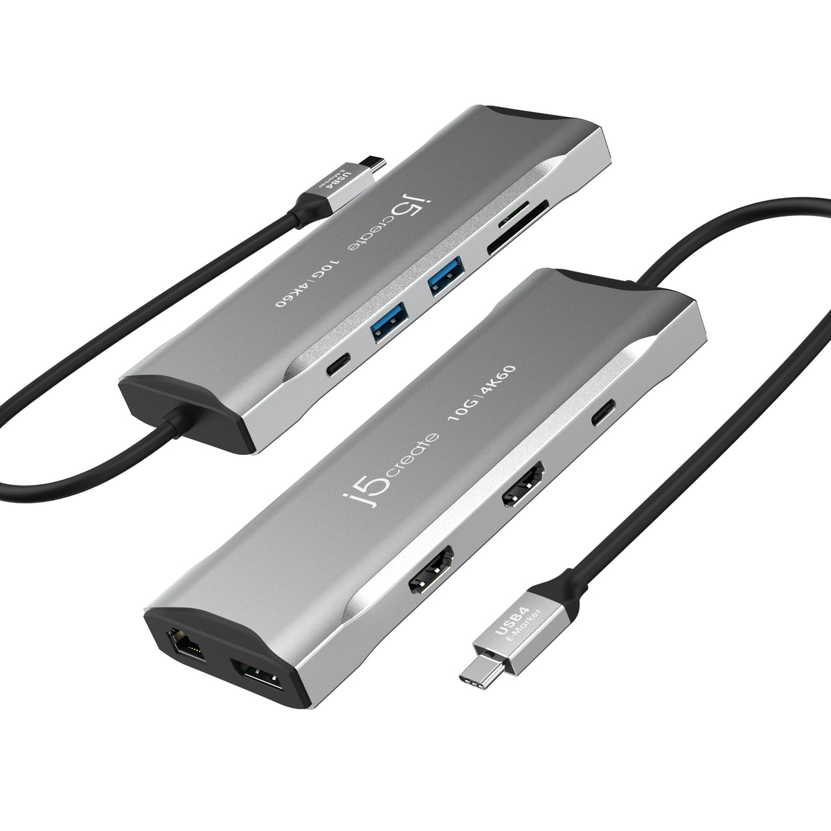 j5create JCD397 Alámbrico USB 3.2 Gen 1 (3.1 Gen 1) Type-C Gris