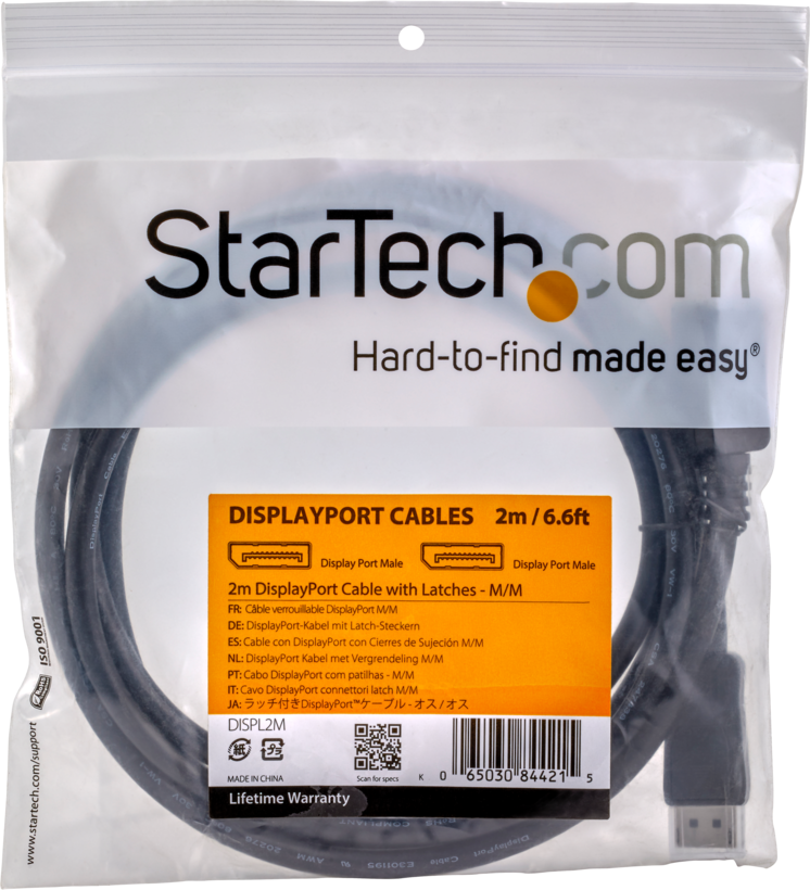 Startech DISPL50CM - 2x Macho DP 1.2 4k, Negro, Cable DisplayPort, DisplayPort (3)