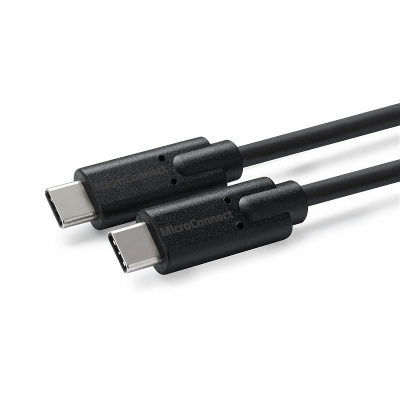 Microconnect USB3.2CC0.5 cable USB USB 3.2 Gen 2x2 0,5 m USB C 100 W Negro (2)