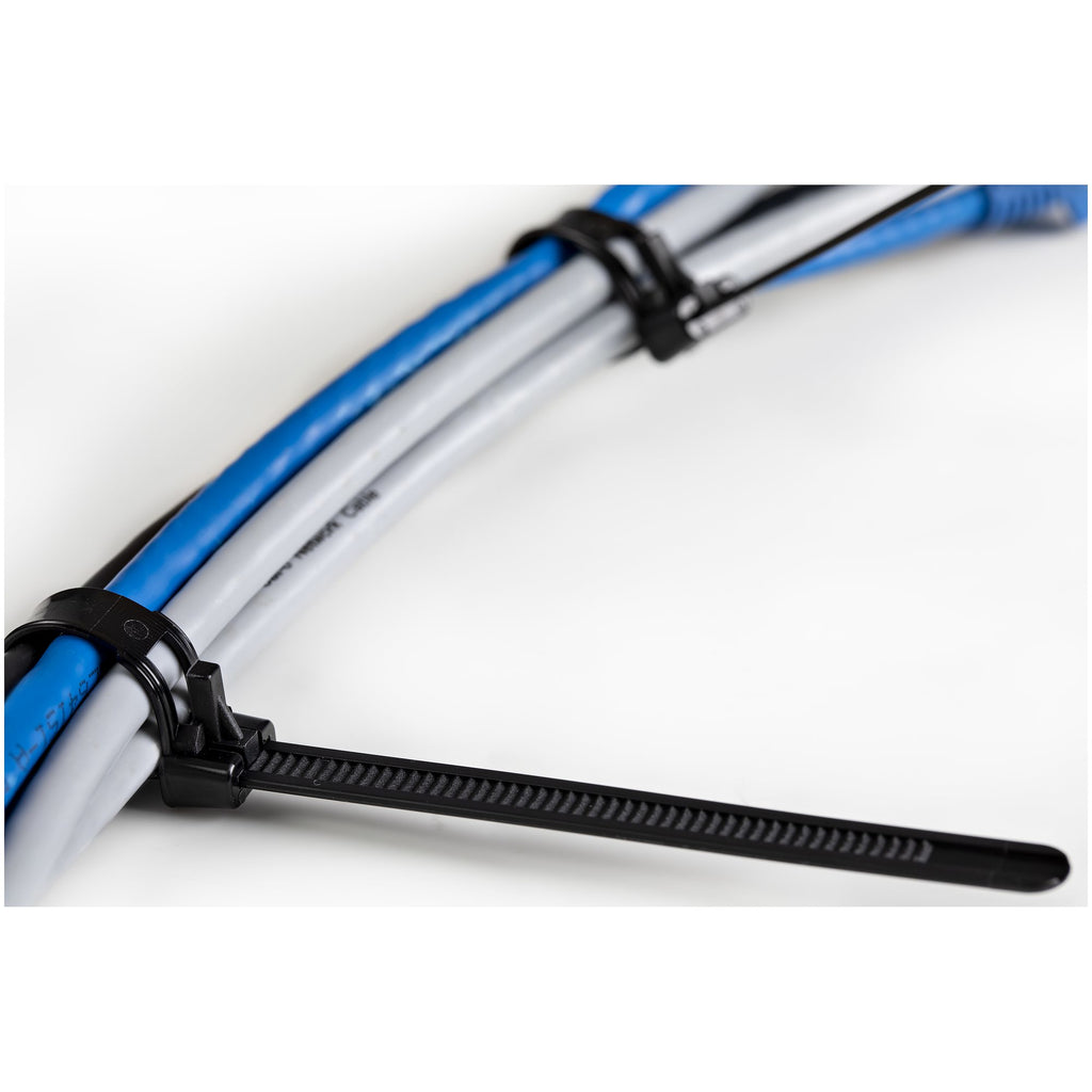 StarTech.com CBMZTRB6BK presilla Brida reutilizable Nylon, Plástico Negro 100 pieza(s) (4)