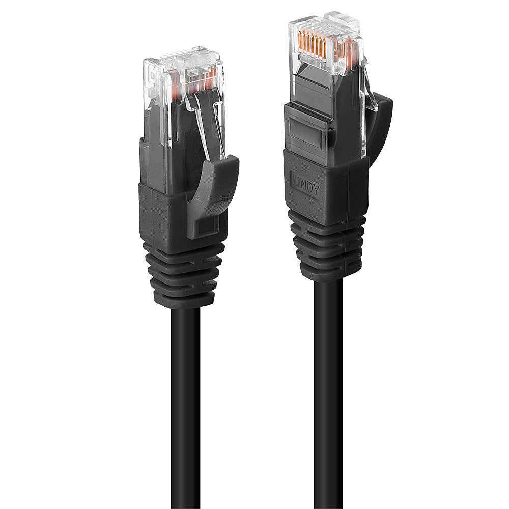 Lindy 45433 cable de red Negro 2 m Cat6 U/UTP (UTP) (2)