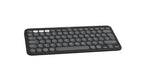Logitech Pebble Keys 2 K380s teclado Universal Bluetooth QWERTY Internacional de EE.UU. Grafito (5)