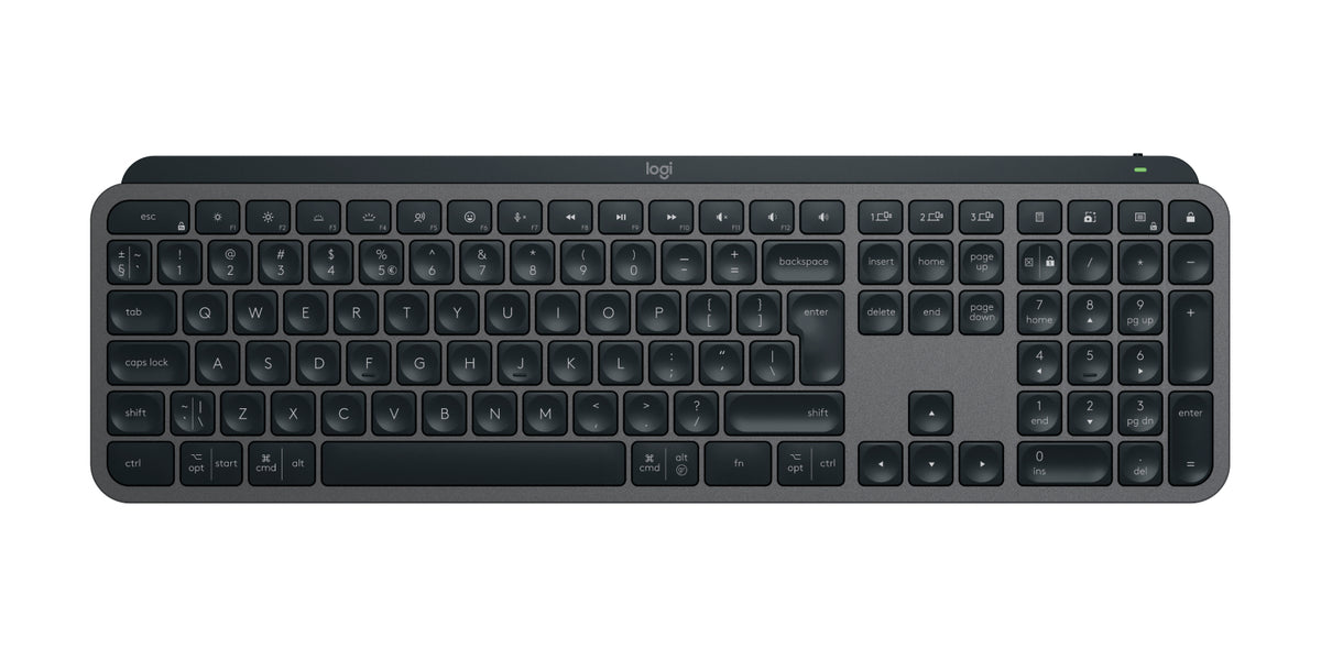 Logitech Master MX Keys Combo for Bussiness teclado Ratón incluido Oficina RF Wireless + Bluetooth QWERTY Internacional de EE.UU. Grafito (2)