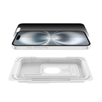 Protector de pantalla para teléfono móvil - tratado - cristal - con filtro de privacidad - 2 sentidos - para Apple iPhone 14 Pro, 15, 16