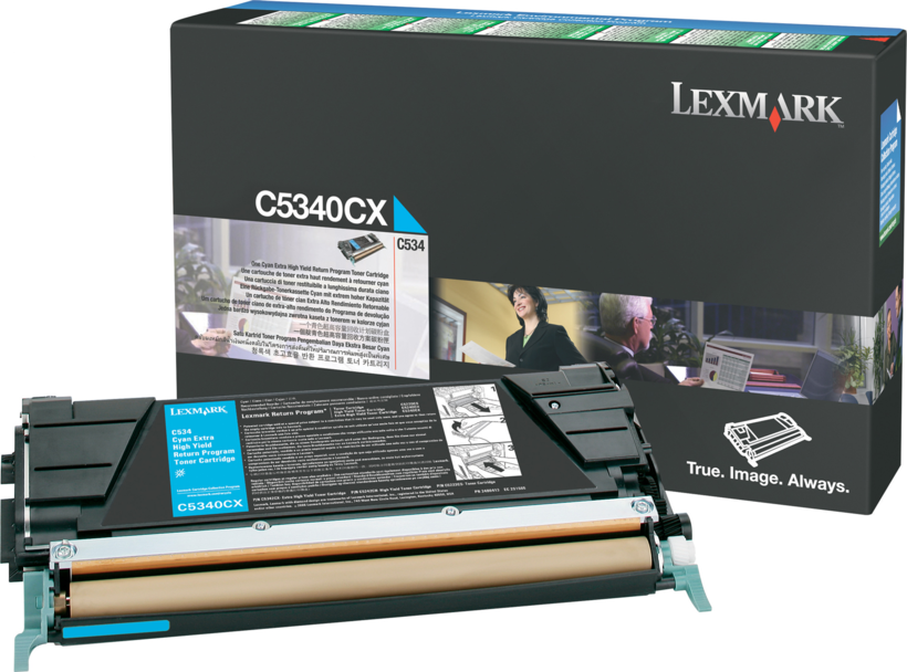 Tóner Lexmark C534 retornable amarillo (3)