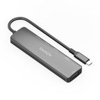 AISENS ASUC-6P024-GR base para portátil y replicador de puertos Alámbrico USB 3.2 Gen 1 (3.1 Gen 1) Type-C (3)