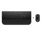 HP MultiDvcDuMdMSEKBCombowPR585C EMEA-INT teclado Ratón incluido Hogar / Oficina RF Wireless + Bluetooth Negro (8)