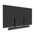 Multibrackets 7895 soporte de altavoz Soporte para TV Negro