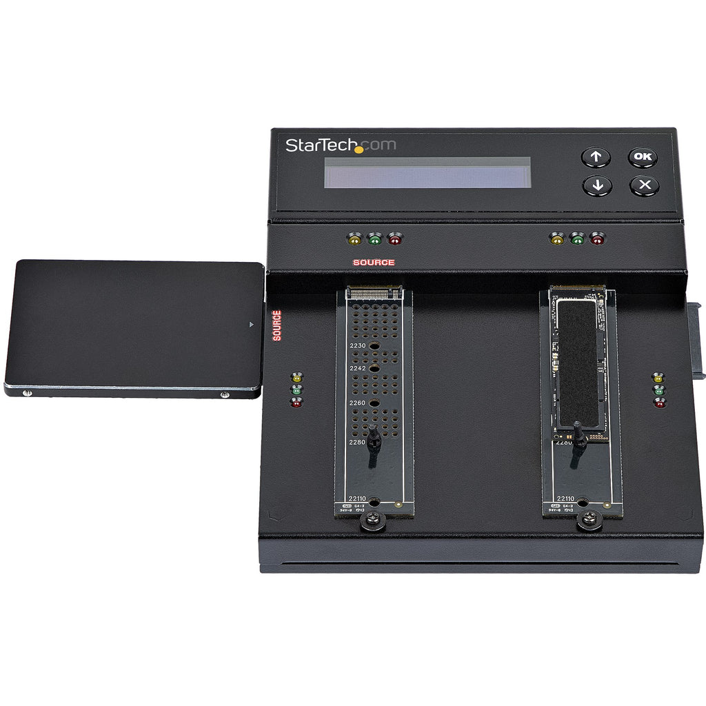 StarTech.com SM2DUPE11 duplicador de datos y soporte Duplicador de HDD/ SSD (discos duros/unidades de estado sólido) Negro 1 copias (7)