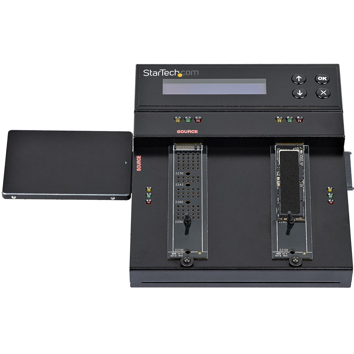 StarTech.com SM2DUPE11 duplicador de datos y soporte Duplicador de HDD/ SSD (discos duros/unidades de estado sólido) Negro 1 copias (7)