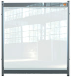 Nobo 1915550 panel y pantalla separadora para entorno laboral Protector antiestornudos para escritorio 750 x 40 mm