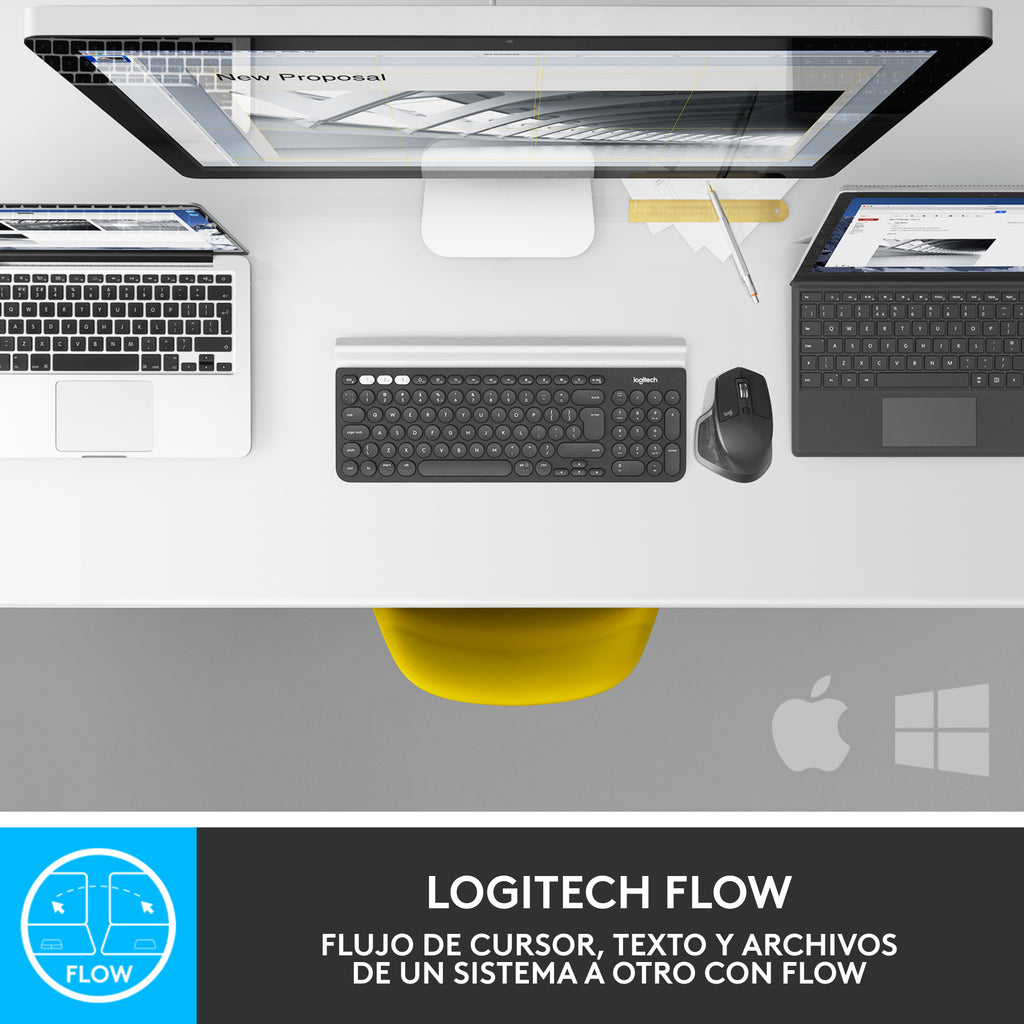 Logitech MX Master 2S ratón Oficina Mano derecha RF Wireless + Bluetooth Laser 4000 DPI (8)