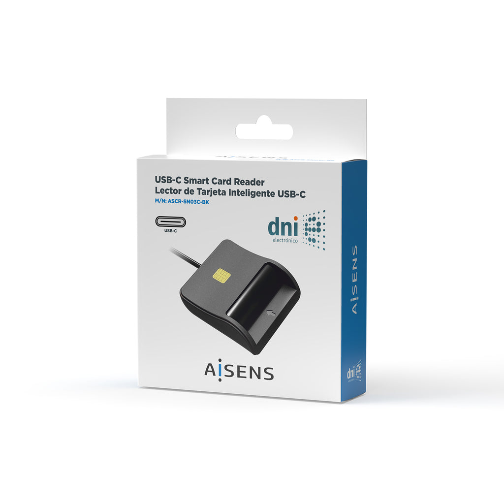AISENS ASCR-SN03C-BK lector de control de acceso Lector USB de control de acceso (8)