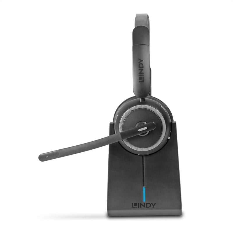 Lindy L118 Auriculares Inalámbrico Diadema Oficina/Centro de llamadas USB Tipo C Bluetooth Base de carga Negro (3)