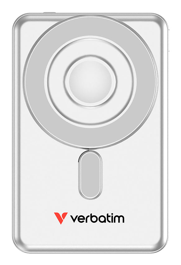 Verbatim 32276 batería externa Polímero de litio 5000 mAh Cargador inalámbrico Plata (2)
