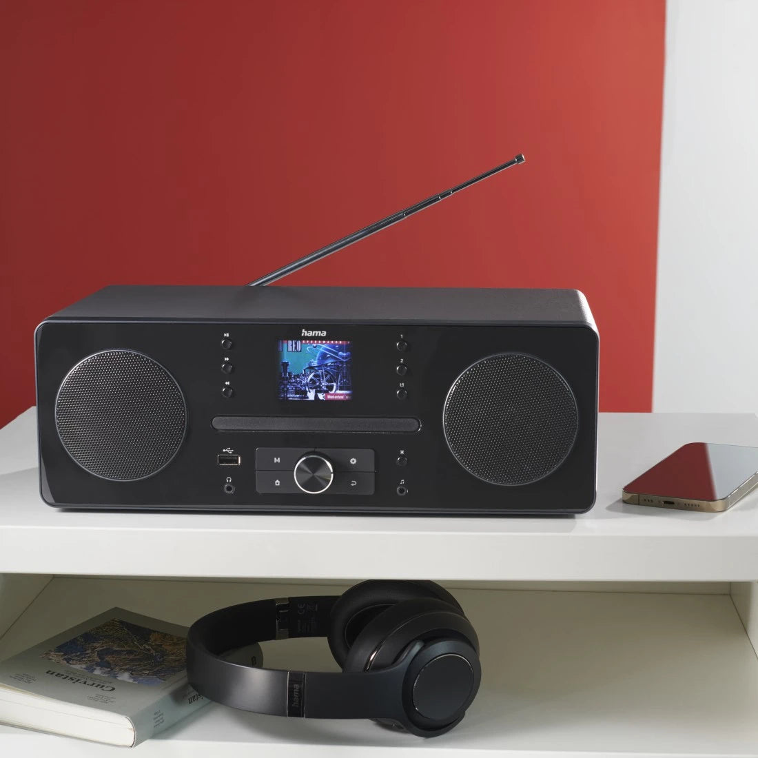 Hama 00054254 radio Personal Digital Negro, Gris (7)