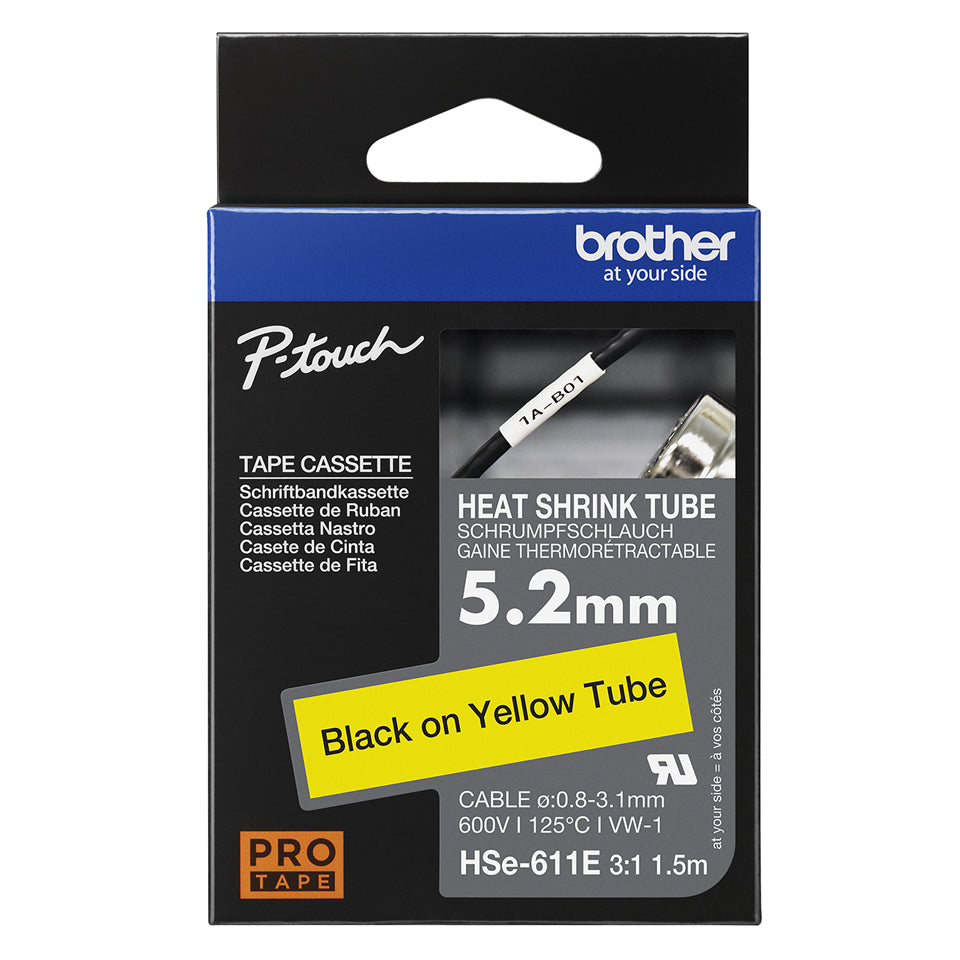 Brother HSE-611E cinta para impresora de etiquetas (3)