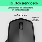 HP 280 Silent Wireless Mouse ratón Oficina Mano derecha RF inalámbrico Óptico (9)