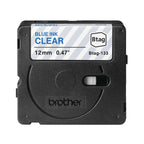 Brother BTAG-133 cinta para impresora de etiquetas Azul sobre transparente (4)