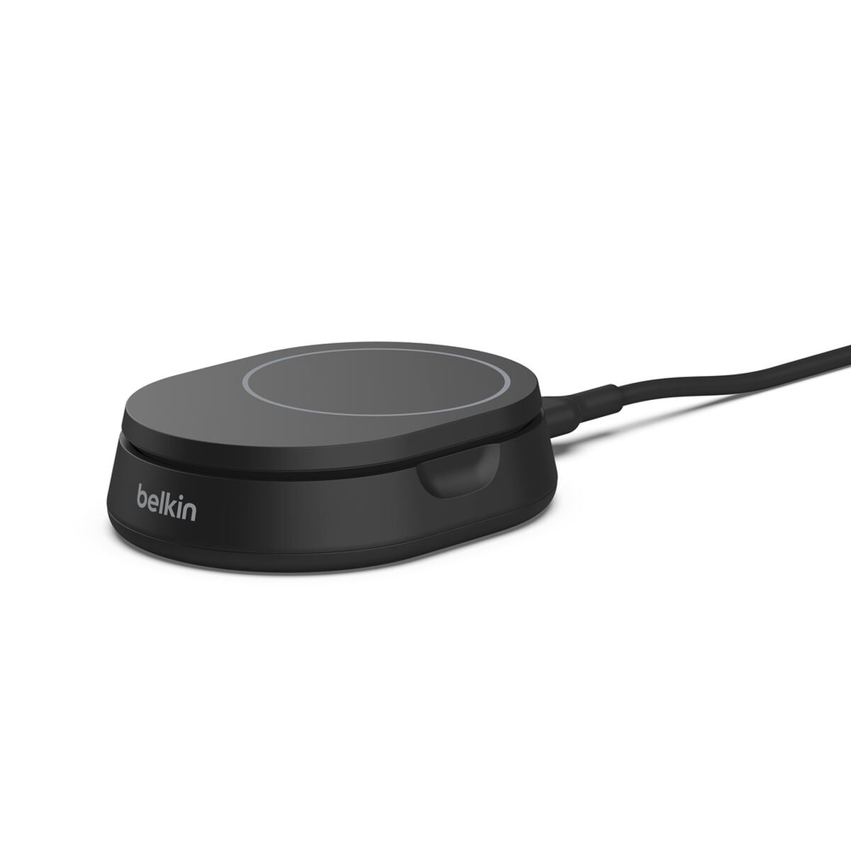 Belkin WIA008MYBK mobile device charger Headphones, Smartphone Black AC Wireless charging Fast charging Indoor (BOOST CHARGE PRO CONVERTIBLE - QI2 15W CHARGING STAND W/PSU BL)