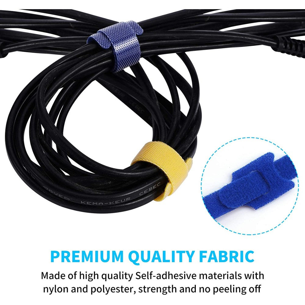 Techly 109528 presilla Soporte de sujeción de cables Velcro Multicolor 10 pieza(s) (5)